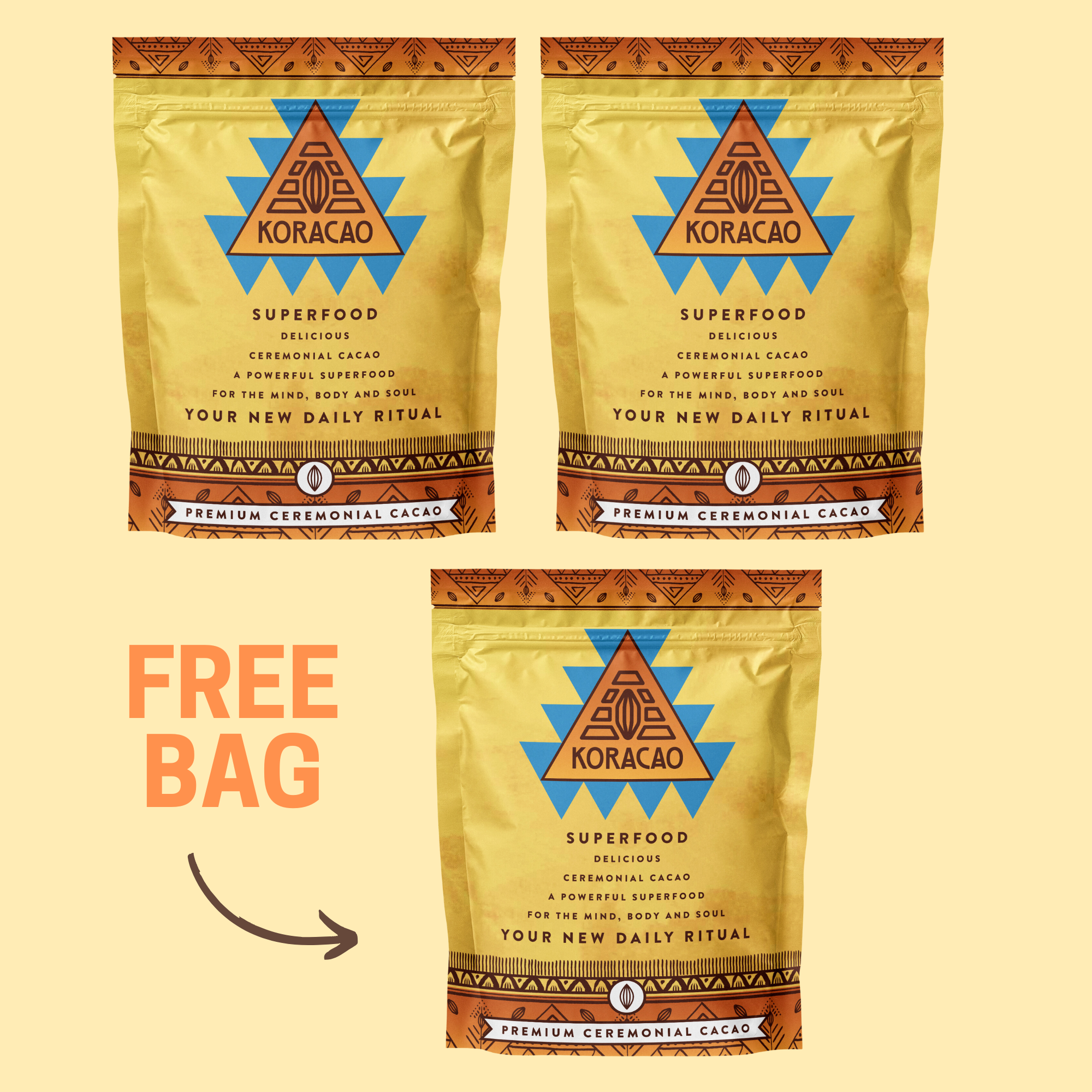 Ceremonial Cacao 227G - Buy Two Get 1 Free