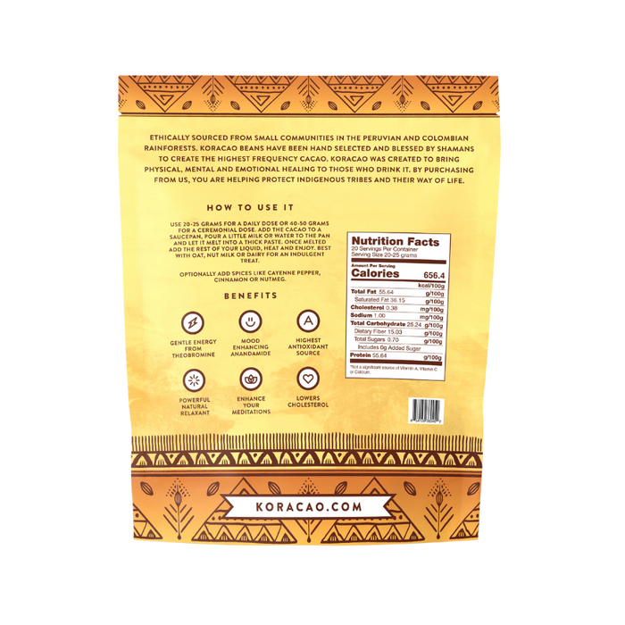 Koracao Ceremonial Cacao 227G - One Time